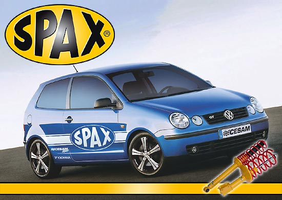 SPAX : kits rglables pour VW POLO